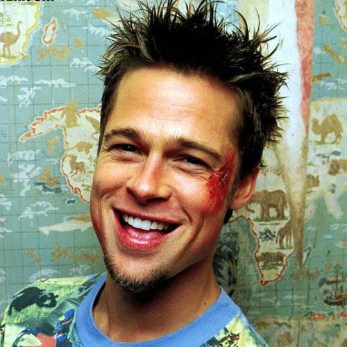 Brad-Pitt-Fight-Club-Hair-Tyler-Durden - Perpetual Magazine - Life & Style  For The Everyday Man